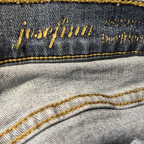 7 for All Mankind Josefina Skinny Button Fly Ankle Jeans Size 24 - Picture 6 of 12